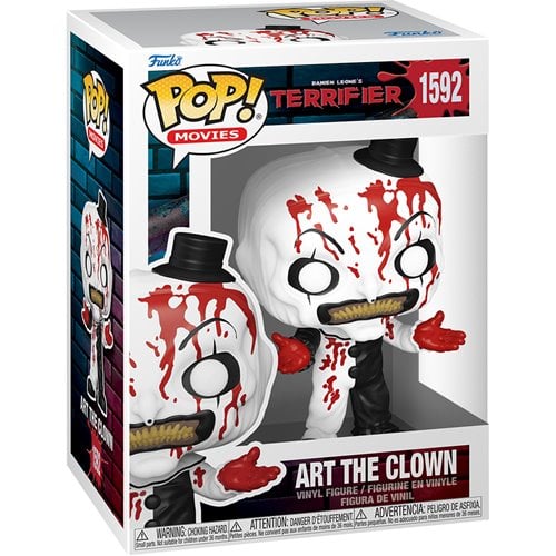 Funko Pop! Movies - Terrifier 2 Vinyl Figure - Select Figure(s) #1592 Art the Clown (Bloody)