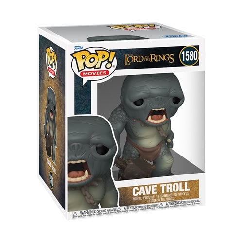 Funko Pop! Movies - The Lord of the Rings - Select Figure(s) #1580 - Cave Troll (Super Size about 5 1 2-inches)