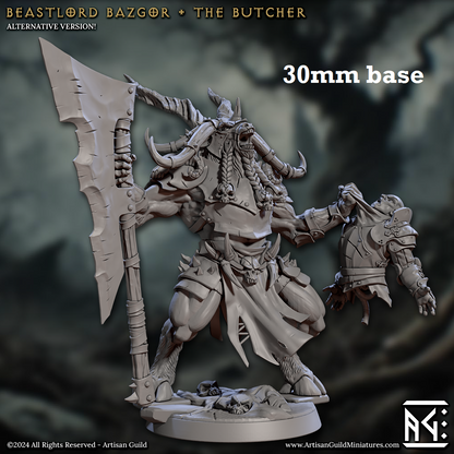 Beastlord Bazgor, the Butcher (Male Capra Warlord)