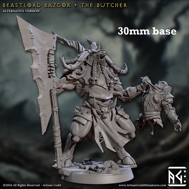 Beastlord Bazgor, the Butcher (Male Capra Warlord) Hover Image