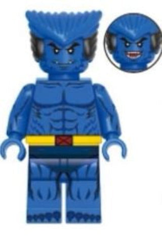 Blue Mutant Scholar Custom Minifig Main image