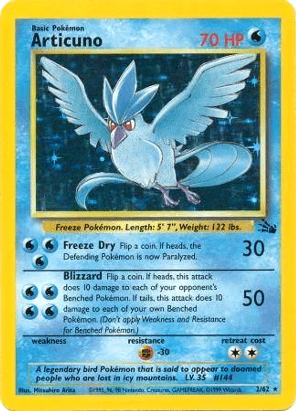 Articuno (2/62) [Fossil Unlimited]