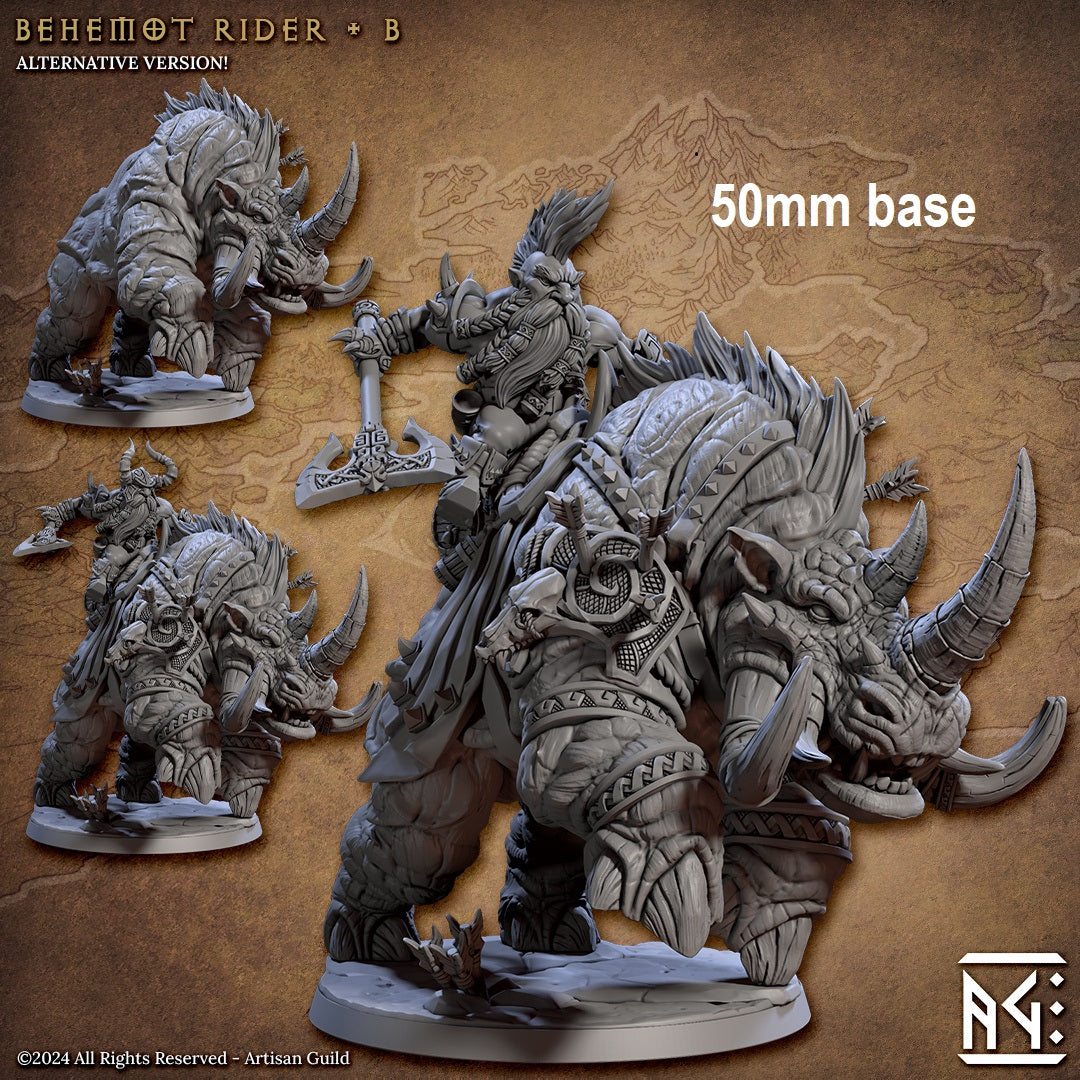 Behemot Rider (Base Sculpt B) -