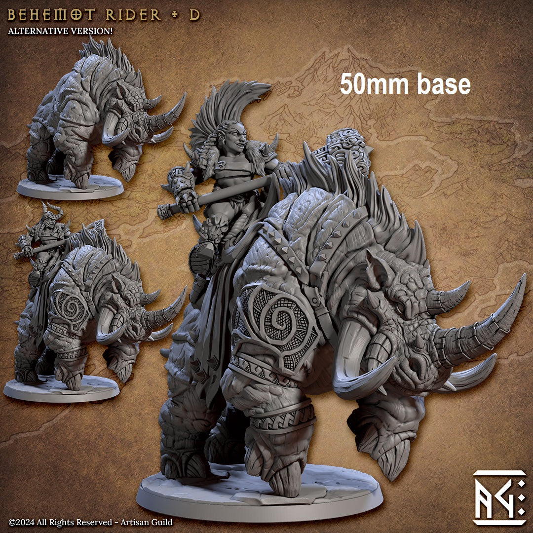Behemot Rider (Base Sculpt D) Main image