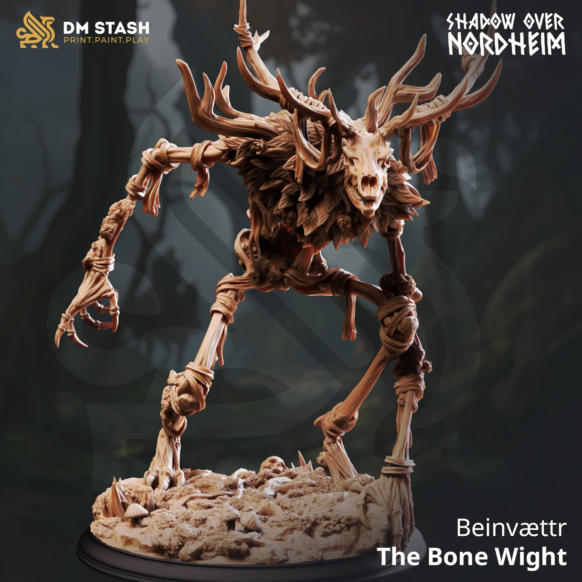 Beinvættr, The Bone Wight (Undead Skeletal Wendigo) Main image