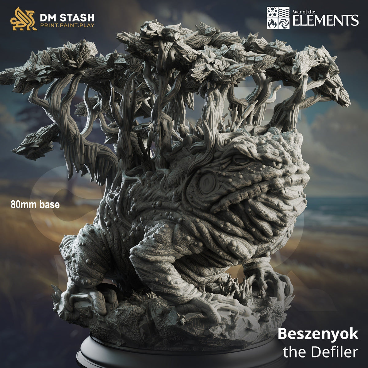 Beszenyok, the Defiler (Huge Frog Elemental)
