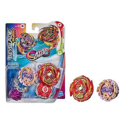 Beyblade Burst Rise Hyper Sphere Dual Packs - Choose your Beyblade Forneus F5 & Master Devolos D5