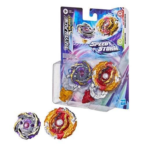 Beyblade Burst Surge Speedstorm Dual Pack - Choose your Beyblade World Spryzen S6 & Betromoth B6
