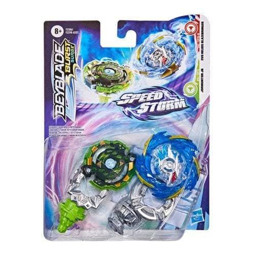Beyblade Burst Surge Speedstorm Dual Pack - Choose your Beyblade Jormuntor J6 & Evo Helios Blazebringer