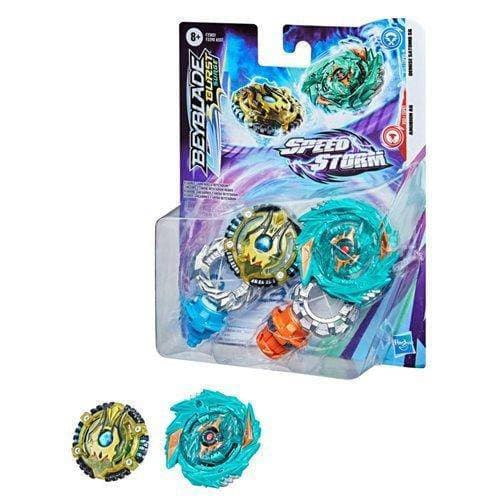 Beyblade Burst Surge Speedstorm Dual Pack - Choose your Beyblade Demise Satomb S6 & Anubion A6