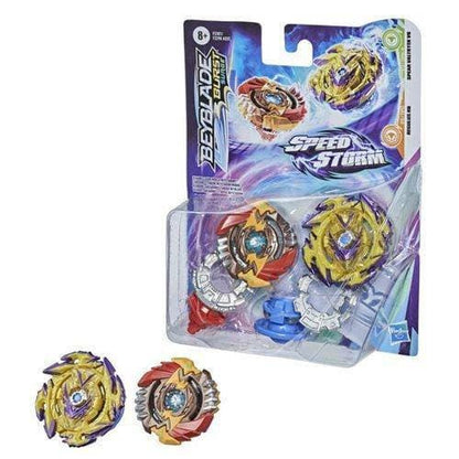 Beyblade Burst Surge Speedstorm Dual Pack - Choose your Beyblade Regulus R6 & Spear Valtryek V6