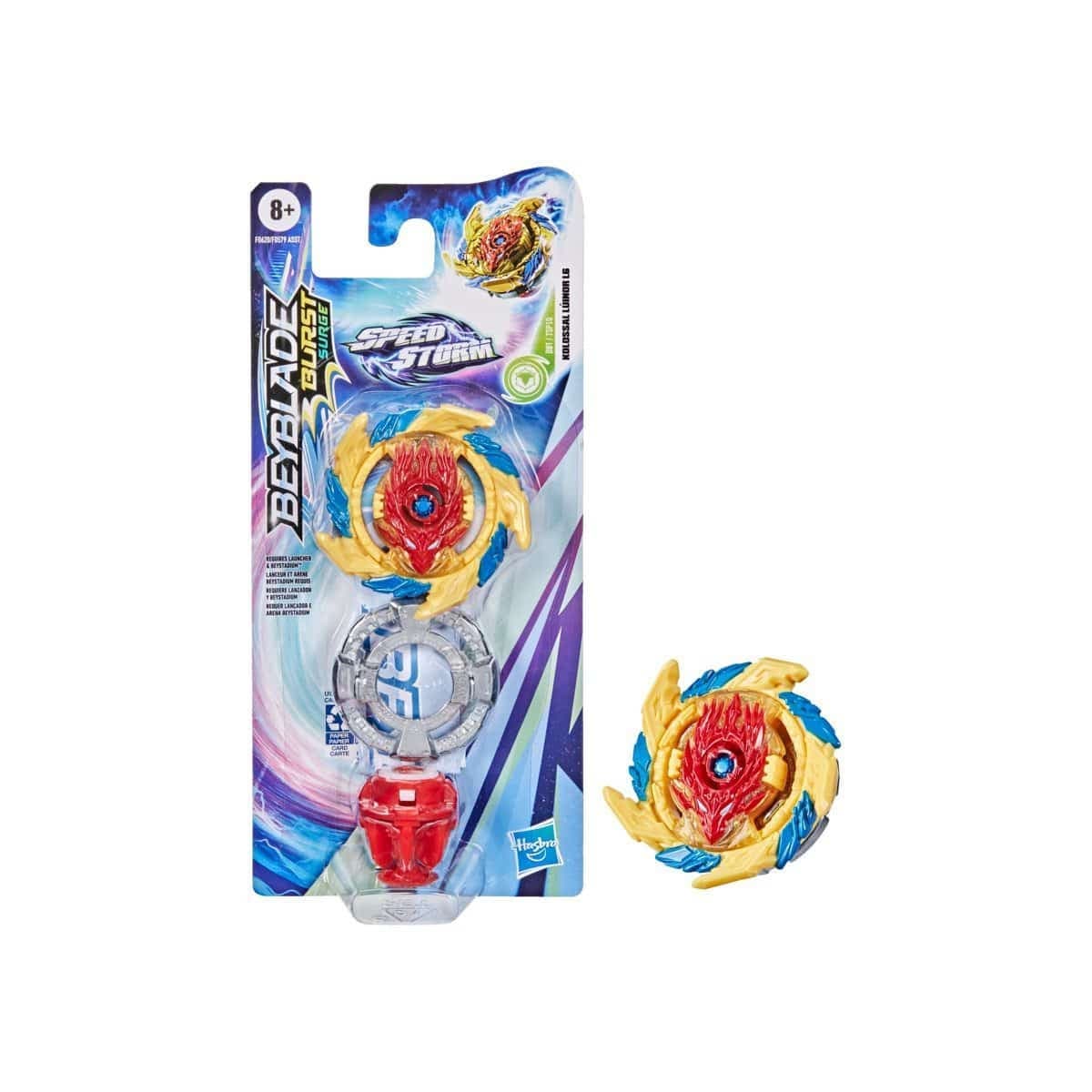 Beyblade Burst Surge Speedstorm Single Top or Starter set - Choose your Beyblade Kolossal Luinor L6