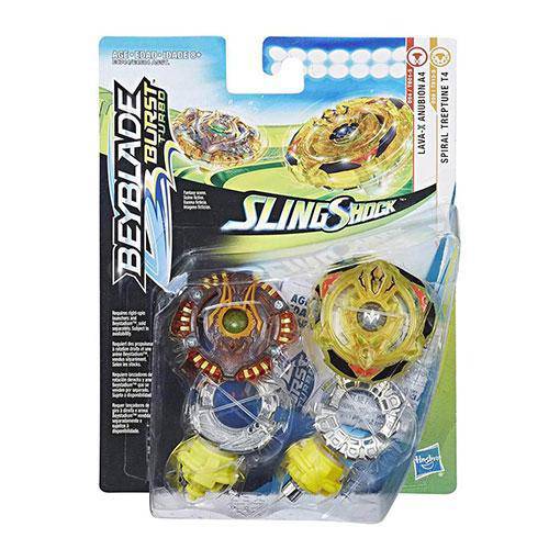 Beyblade Burst Turbo Slingshock Dual Pack - Choose your Beyblade - Collectors World Toys