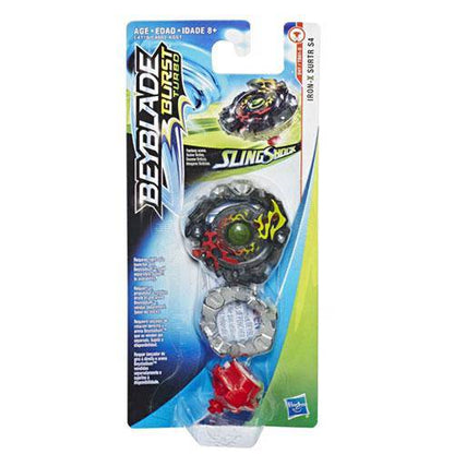 Beyblade Burst Turbo Slingshock Single Top - Choose your Beyblade IRON X SURTR S4