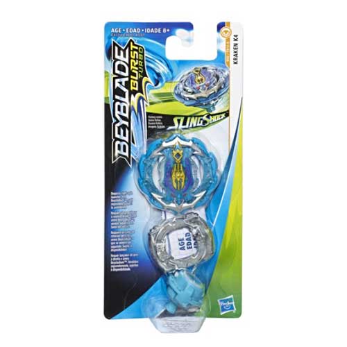 Beyblade Burst Turbo Slingshock Single Top - Choose your Beyblade KRAKEN K4