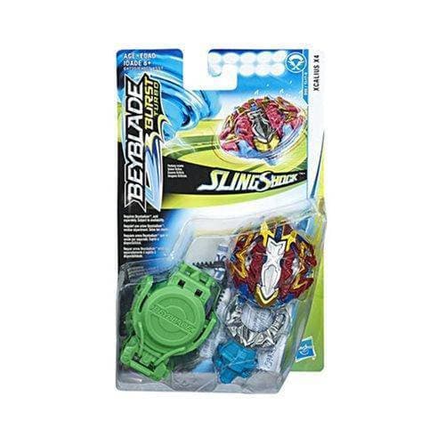 Beyblade Burst Turbo Slingshock Starter Pack - Choose your Beyblade Xcalius X4