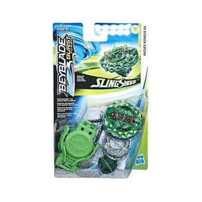 Beyblade Burst Turbo Slingshock Starter Pack - Choose your Beyblade Hazard Kerbeus K4