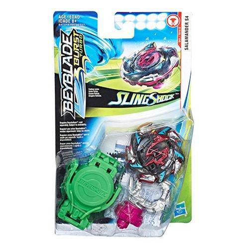 Beyblade Burst Turbo Slingshock Starter Pack - Choose your Beyblade Salamander S4