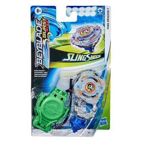 Beyblade Burst Turbo Slingshock Starter Pack - Choose your Beyblade Fang Dragon F