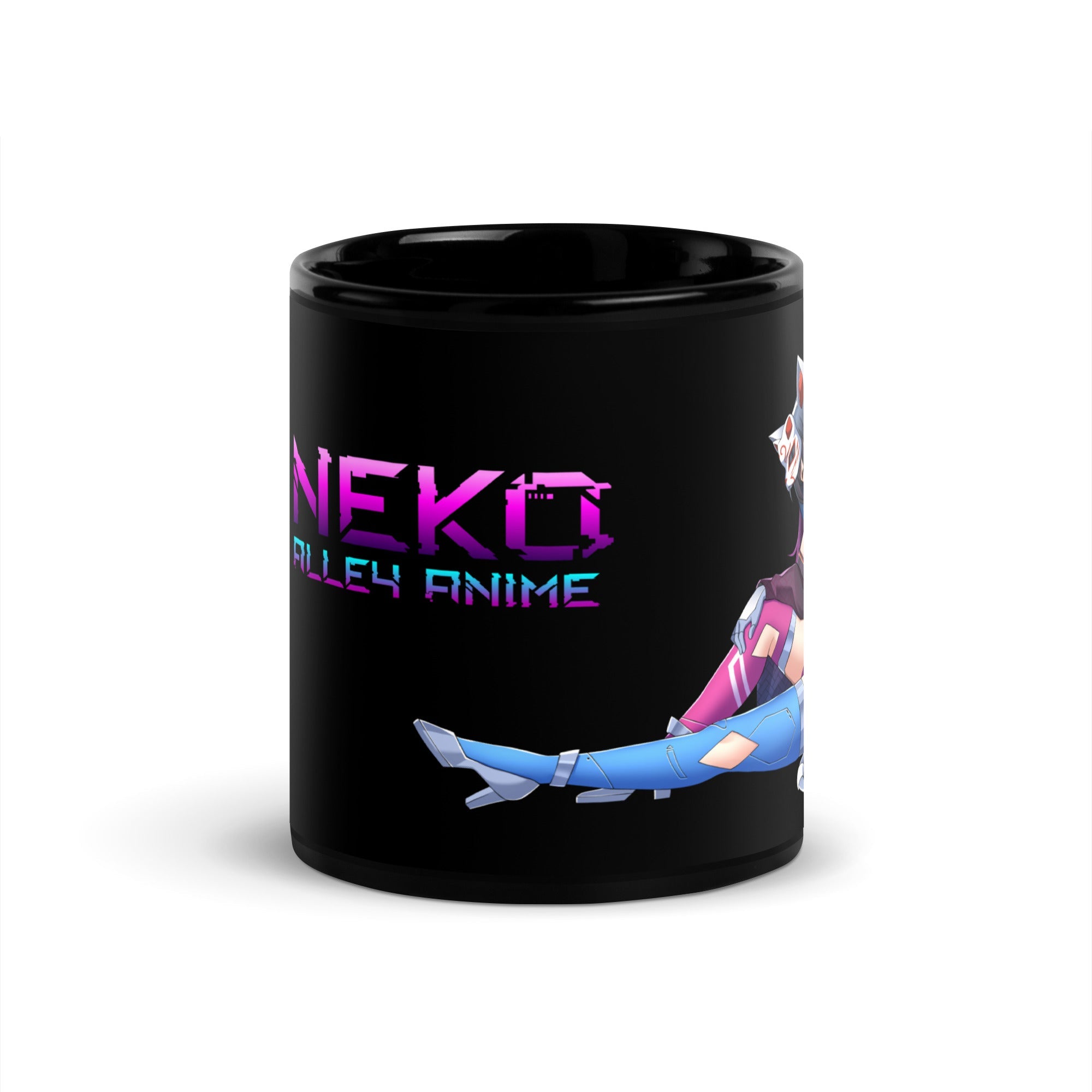 Neko Alley Anime Black Glossy Mug - Collectors World Toys