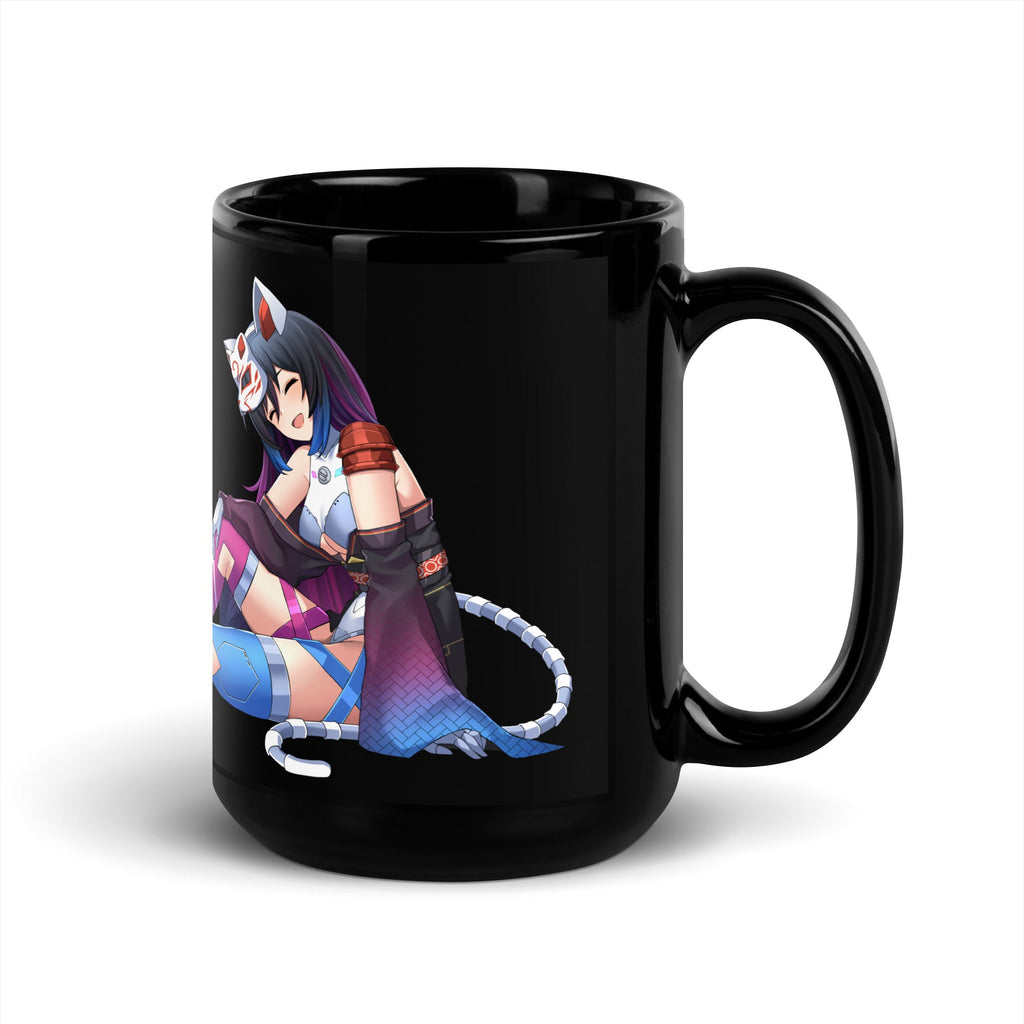 Neko Alley Anime Black Glossy Mug - Collectors World Toys