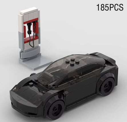 Black Tesla Building set Main image