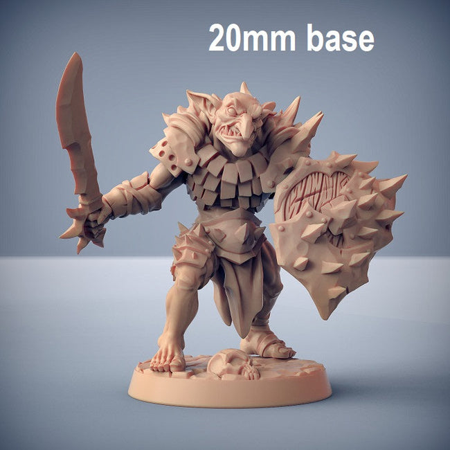 Blackrazor Warrior: Base Sculpt A (Male Hobgoblin) Hover Image