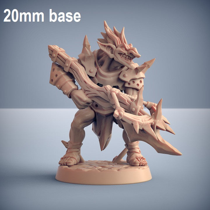Blackrazor Warrior: Base Sculpt F (Male Hobgoblin) Main image