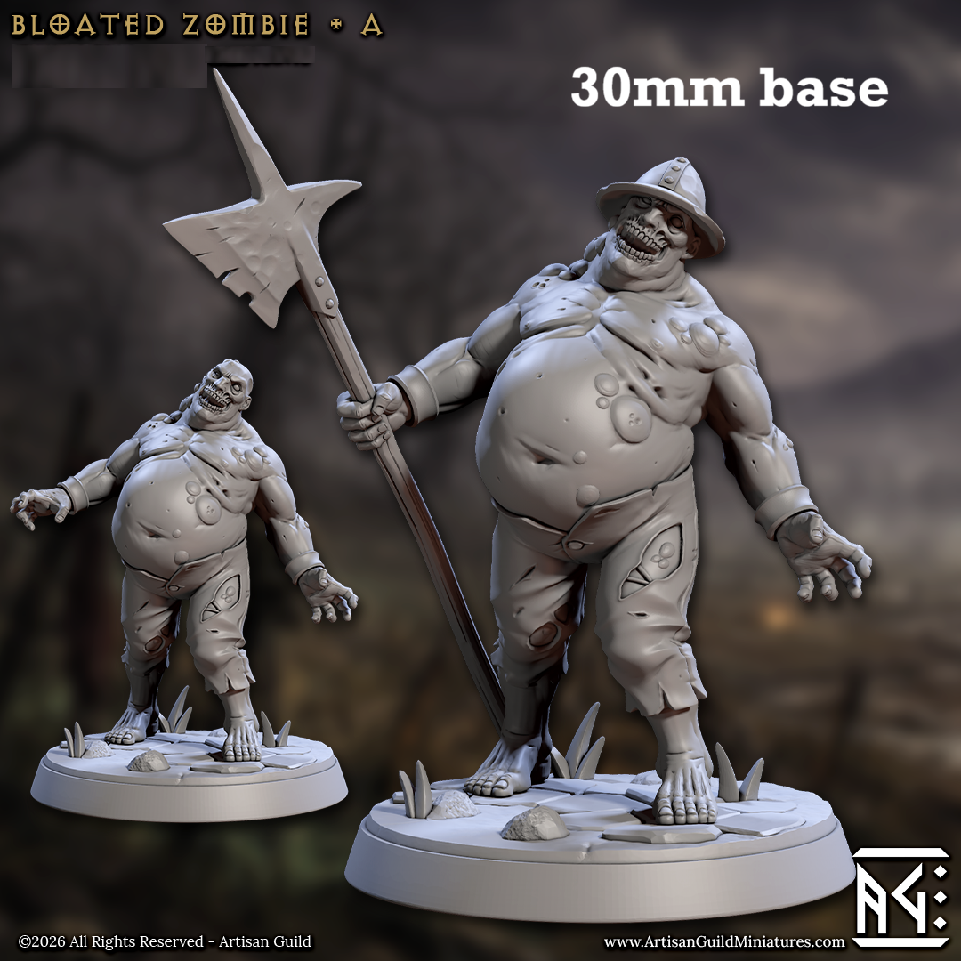 Bloated Zombie: Sculpt A (Male Zombie) Main image