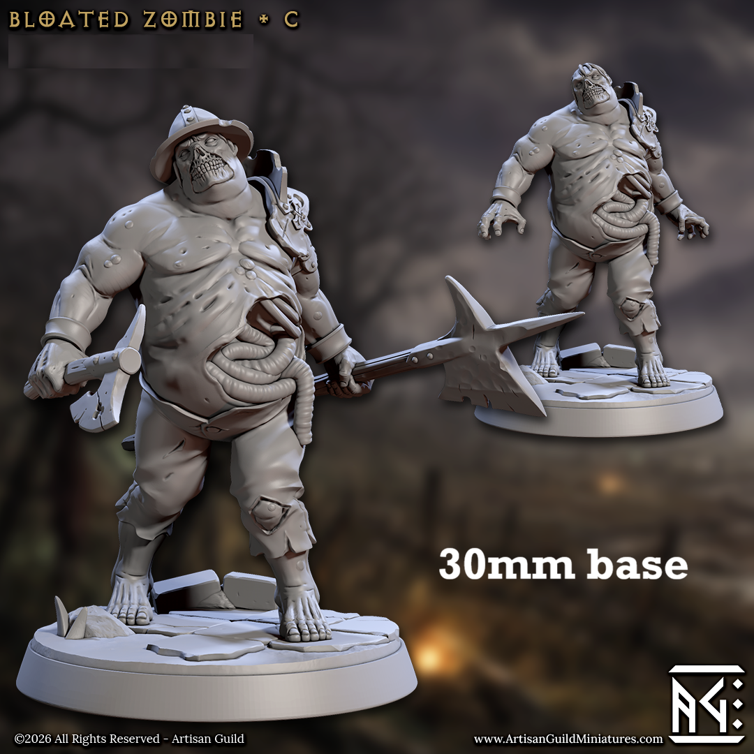 Bloated Zombie: Sculpt C (Male Zombie) Main image