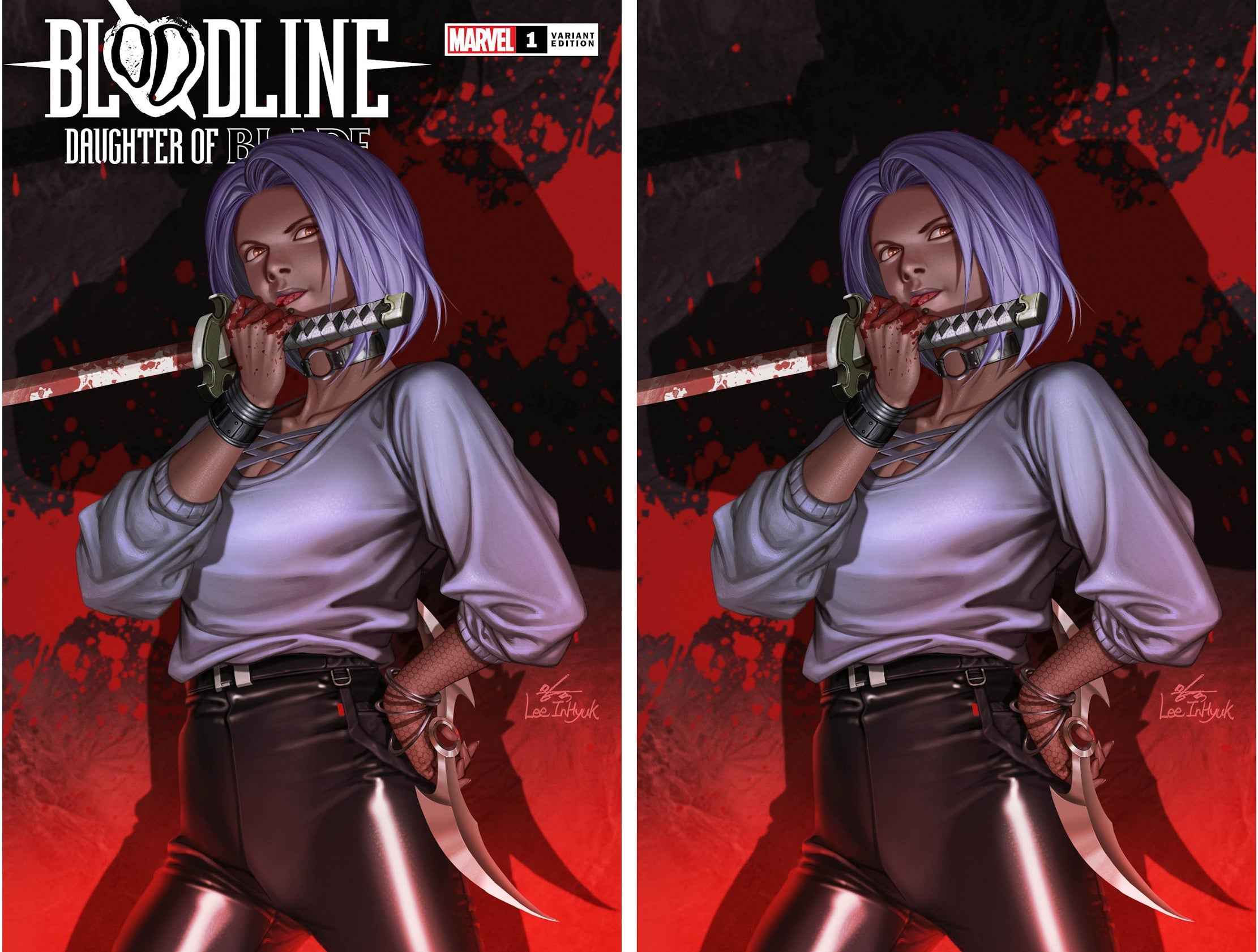 BLOODLINE: DAUGHTER OF BLADE #1 (INHYUK LEE EXCLUSIVE TRADE/VIRGIN VARIANT SET) Main image