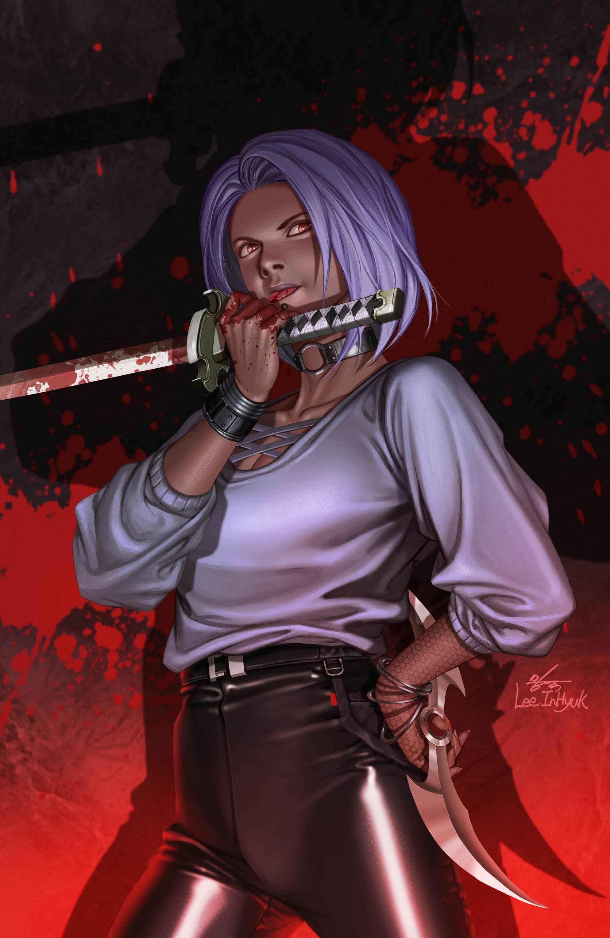 BLOODLINE: DAUGHTER OF BLADE #1 (INHYUK LEE EXCLUSIVE VIRGIN VARIANT)(2023) COMIC BOOK Main image