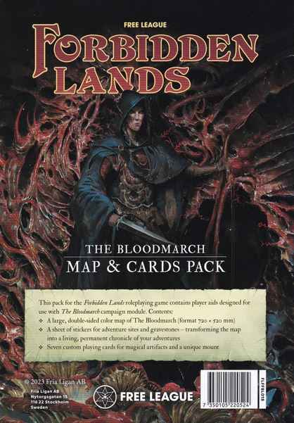 Forbidden Lands: The Bloodmarch Map & Cards Pack Main image