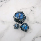 Blue Slaadi's Eye - Giant D20 Moving Eye DnD Dice | Acrylic RPG Gaming Dice - Collectors World Toys