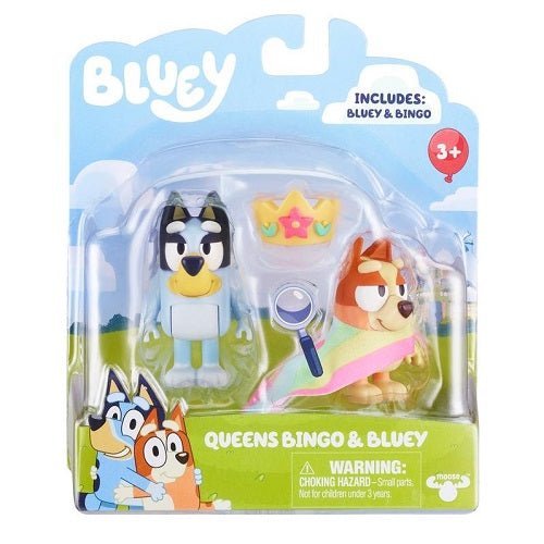 Bluey 2 Pack Figures - Select Figure(s)s Queens Bingo & Bluey