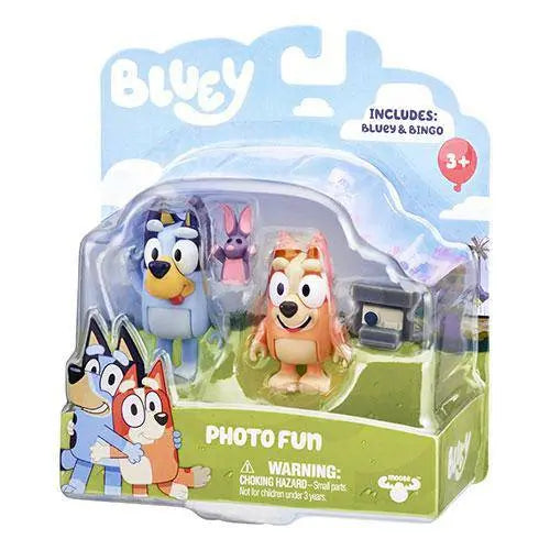 Bluey 2 Pack Figures - Select Figure(s)s Photo Fun (Bingo & Bluey)