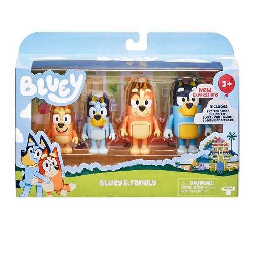 Bluey 4 Pack Figures - Select Figure(s) -