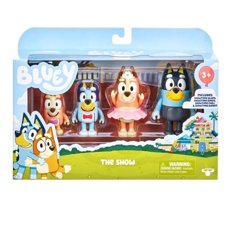 Bluey 4 Pack Figures - Select Figure(s) -