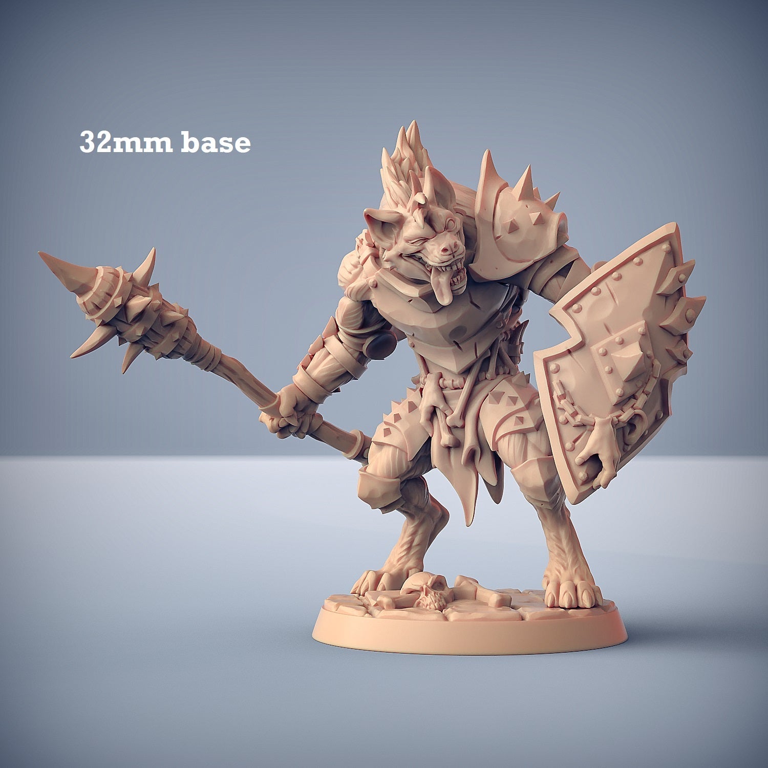 Bonegnasher Gnoll: Sculpt A (Male Gnoll Barbarian) Main image