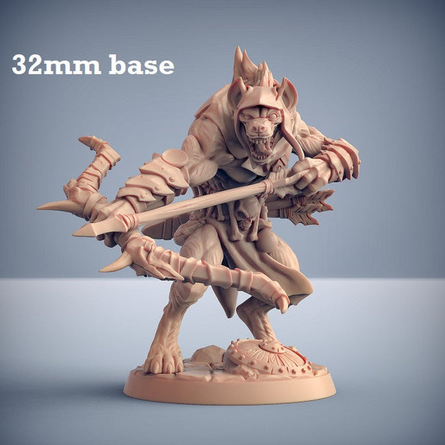 Bonegnasher Gnoll: Sculpt E (Male Gnoll Ranger) Hover Image