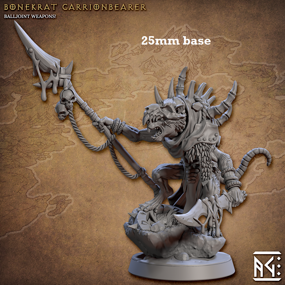 Bonekrat Carrionbearer (Male Ratkin Warlord) Main image