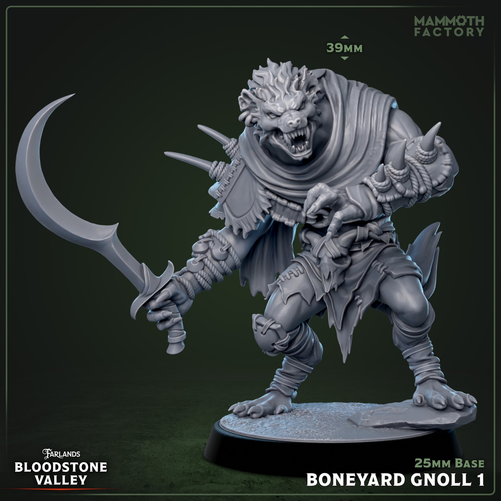Boneyard Gnoll: Sculpt 1 Main image