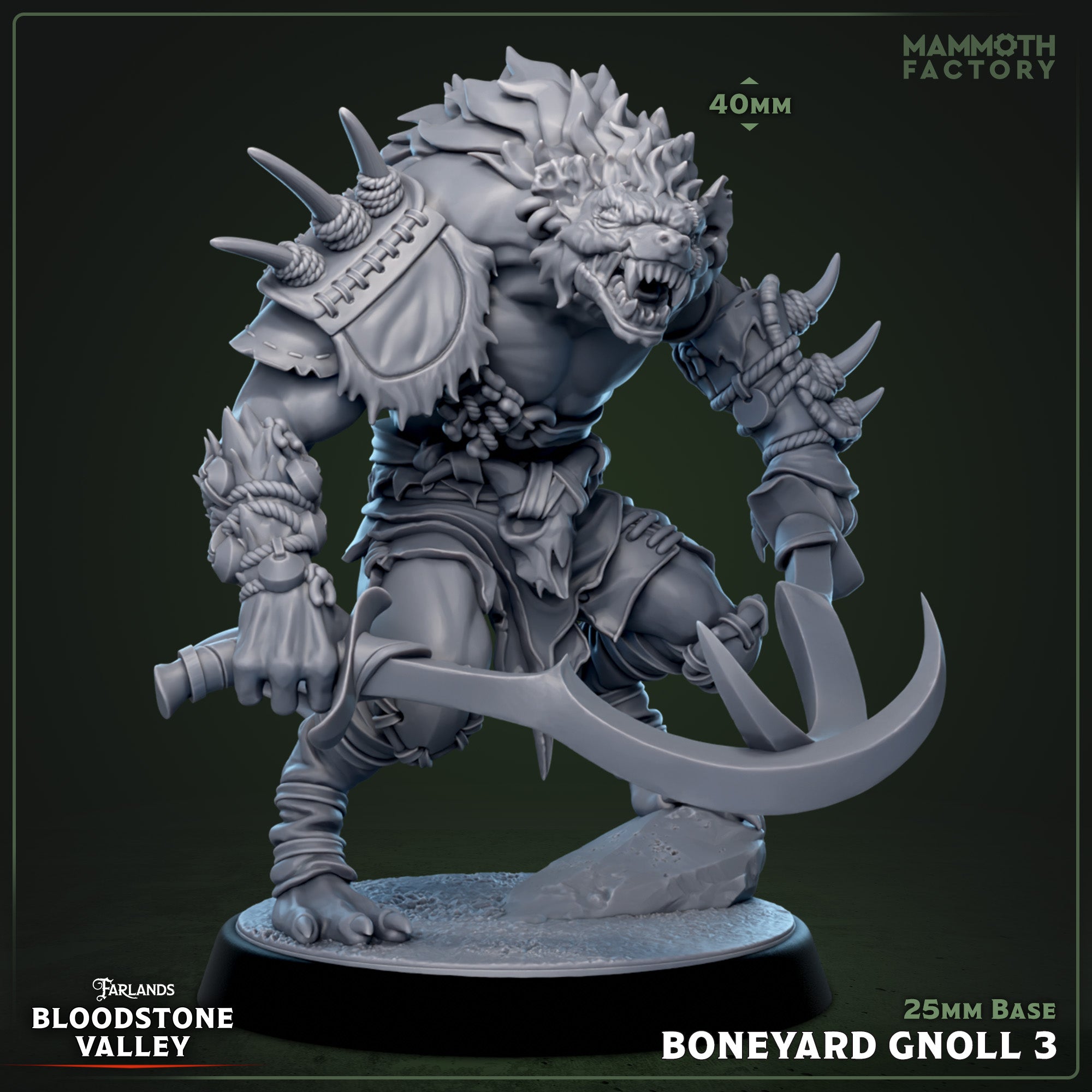 Boneyard Gnoll: Sculpt 3 Main image