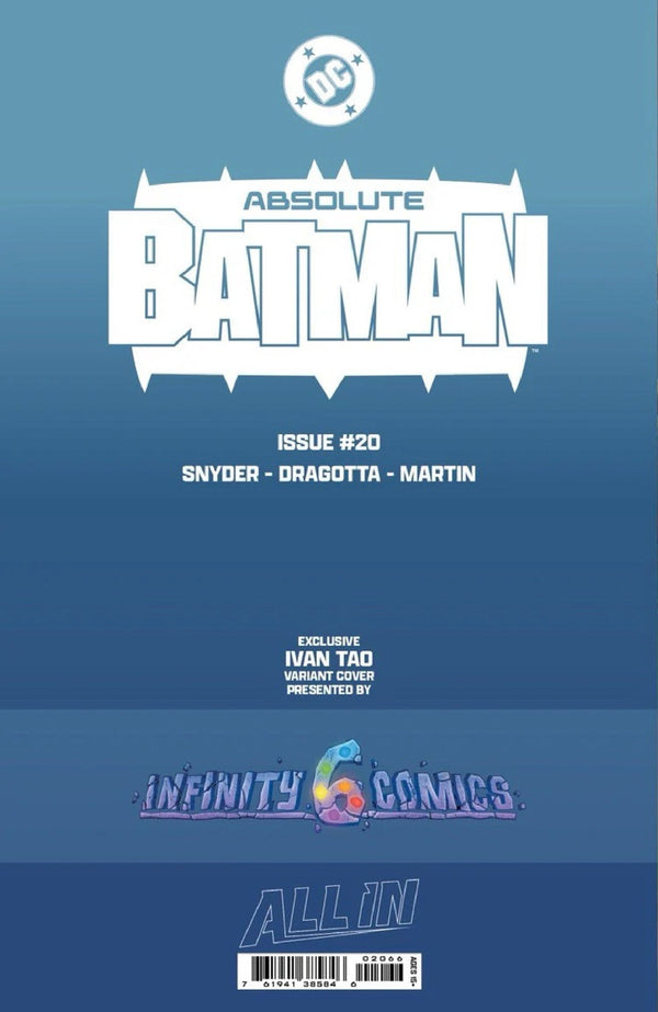 ABSOLUTE BATMAN #20 IVAN TAO EXCLUSIVE VAR (06/03/2026)