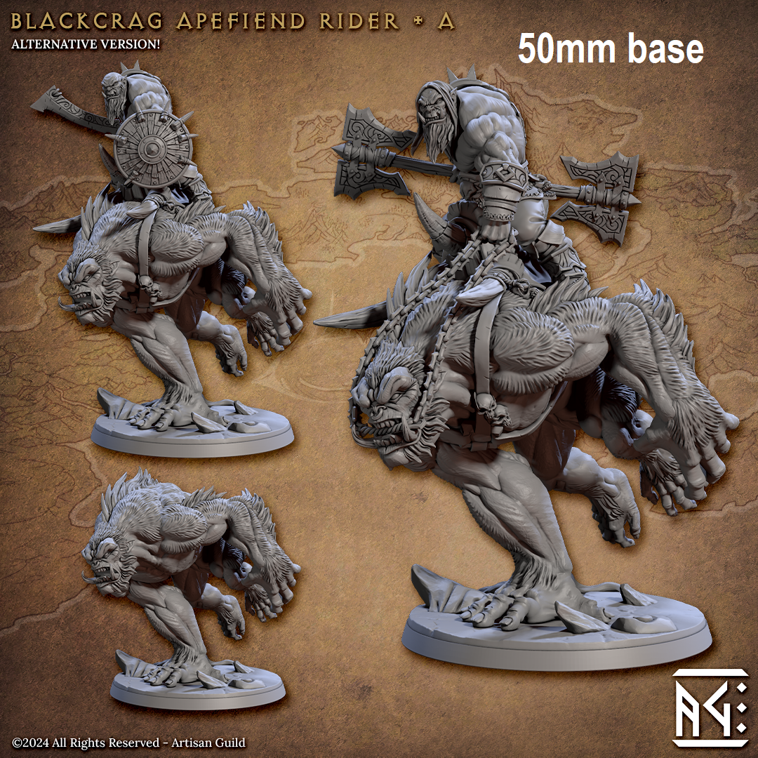 Blackcrag Apefiend Rider (Sculpt A) Main image