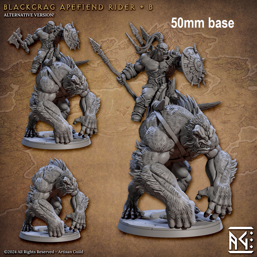 Blackcrag Apefiend Rider (Sculpt B)
