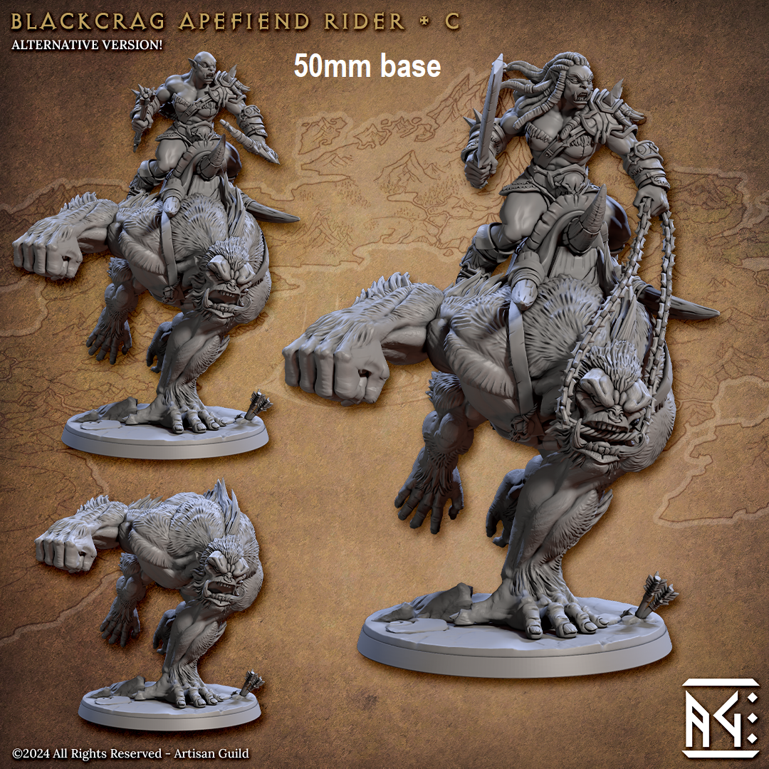 Blackcrag Apefiend Rider (Sculpt C) Main image