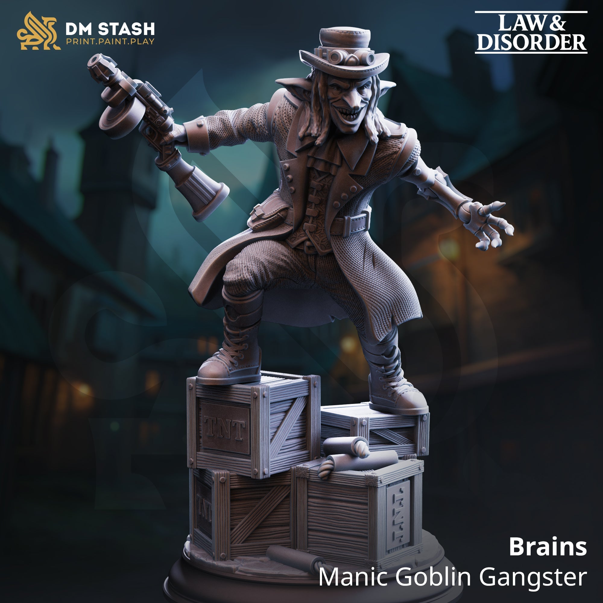 Brains, Manic Goblin Gangster (Male Goblin Gunslinger) Main image