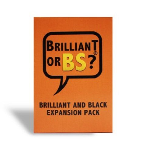 Brilliant or BS? Trivia Party Game Expansion Pack - Brilliant and Black