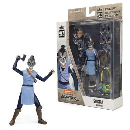 BST AXN Avatar: The Last Airbender 5-Inch Action Figure - Select Figure(s) SDCC 2022 Sokka War Paint PX